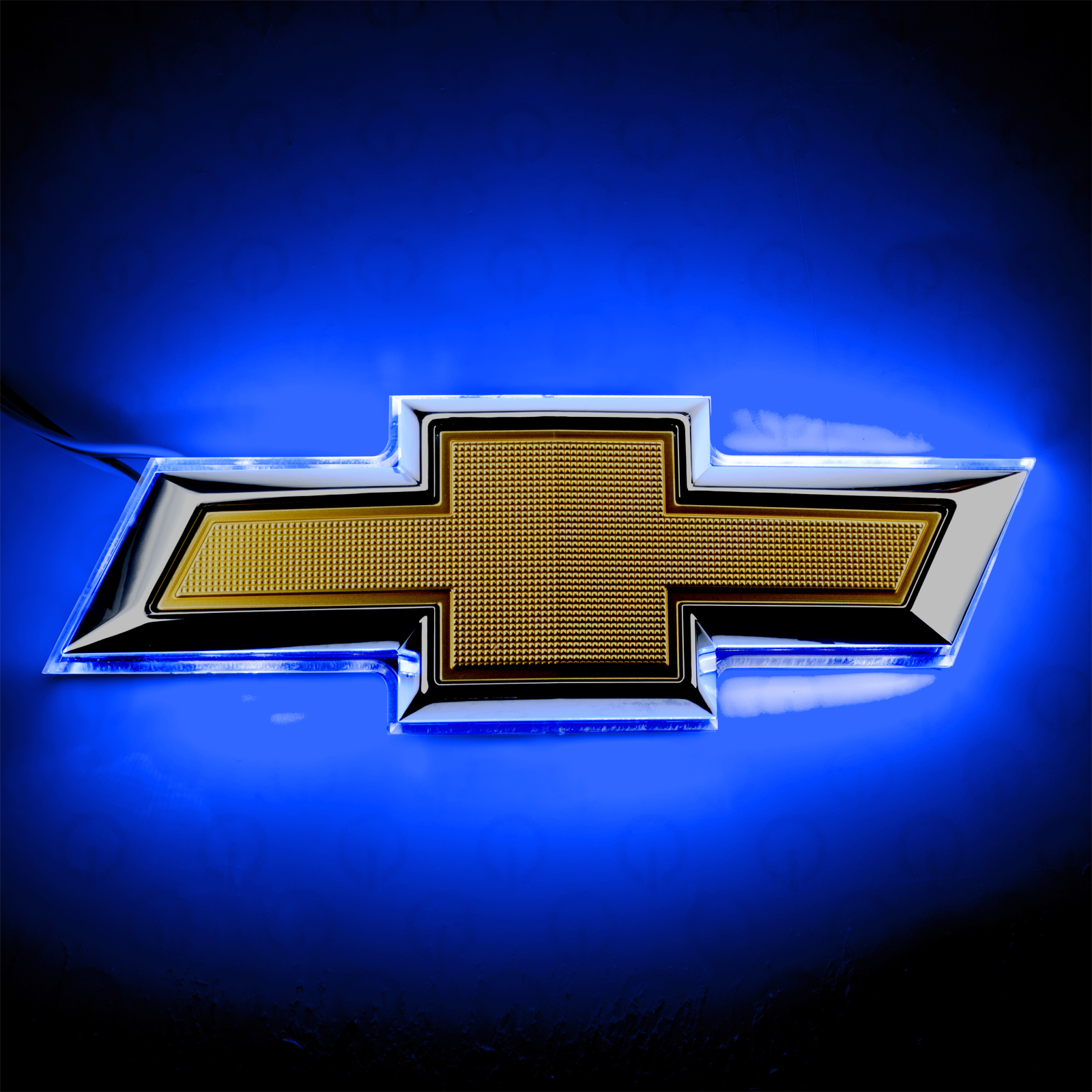 3157-002 - 2014-2015 Chevy Camaro Illuminated Bowtie - Dual Intensity - Blue